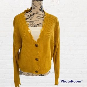 Mustard cardigan